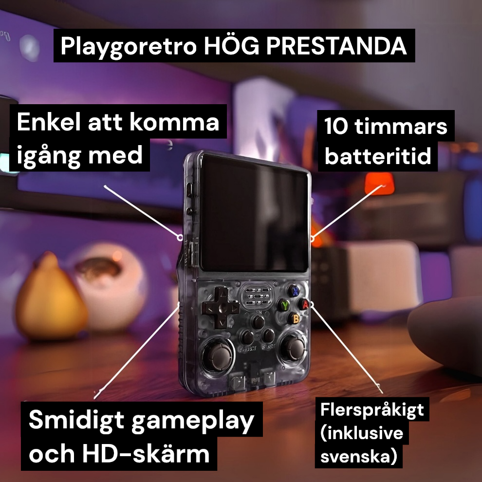 PlayGoRetro bærbar